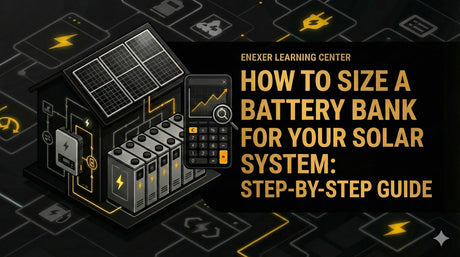 How to Size a Battery Bank for Your Solar System (Step-by-Step Guide)