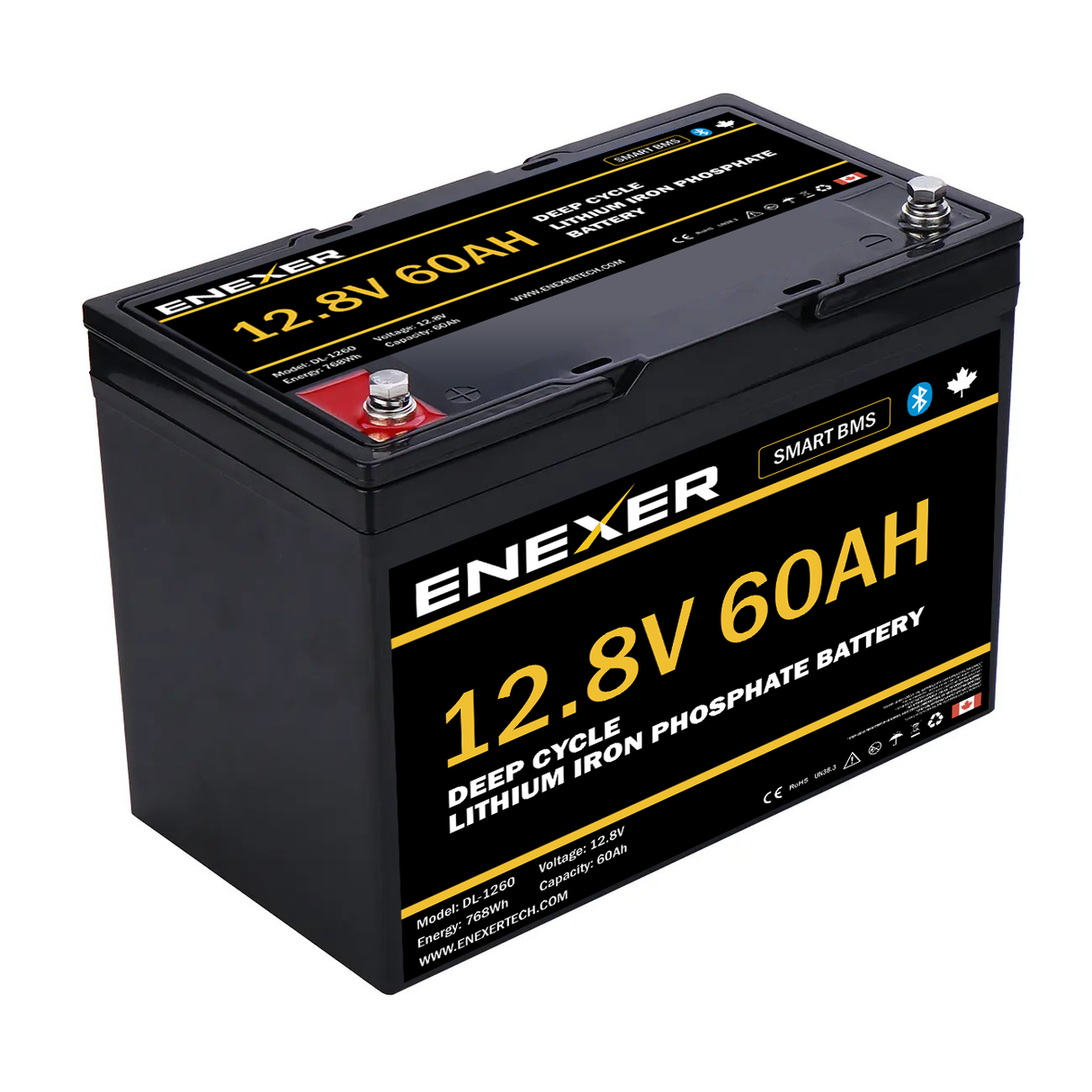 Enexer 12V 60AH Deep Cycle LFP Battery